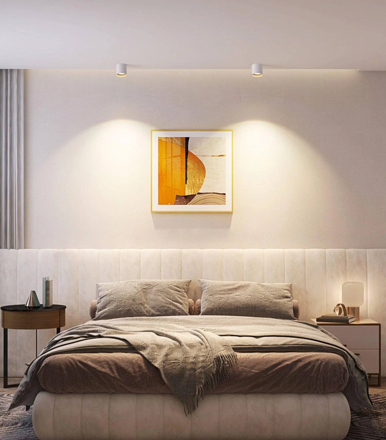 Spot Encastré Cylindrique GU10 Solaire — Downlight Design Minimaliste | ŒIL™