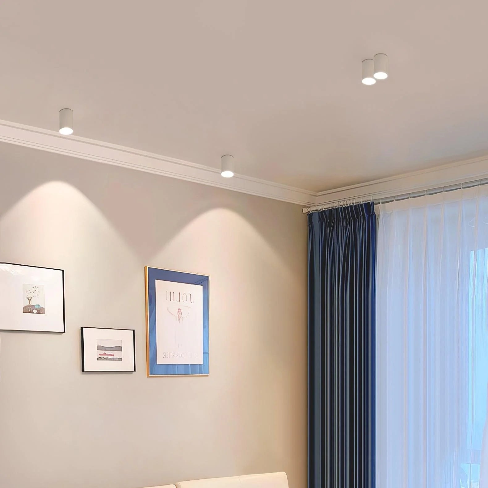 Spot Encastré Cylindrique GU10 Solaire — Downlight Design Minimaliste | ŒIL™