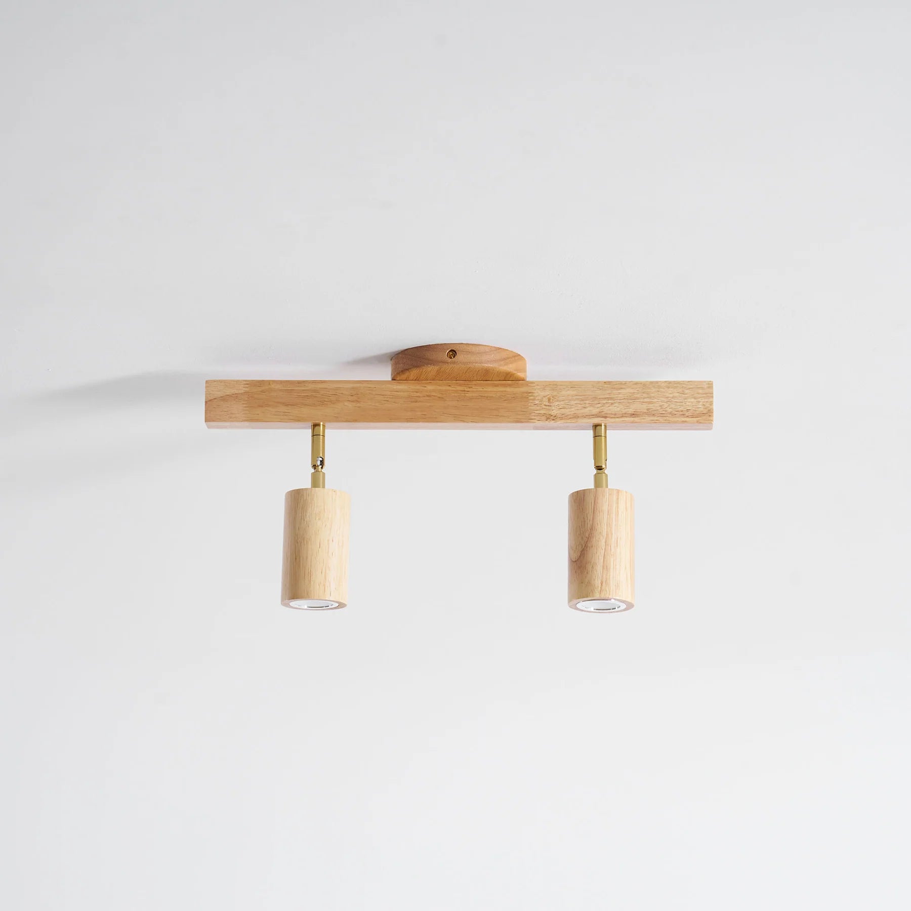 Plafonnier Design Poutre Bois Japonais Spots Orientables pour Chambre & Salon | POUTRE™