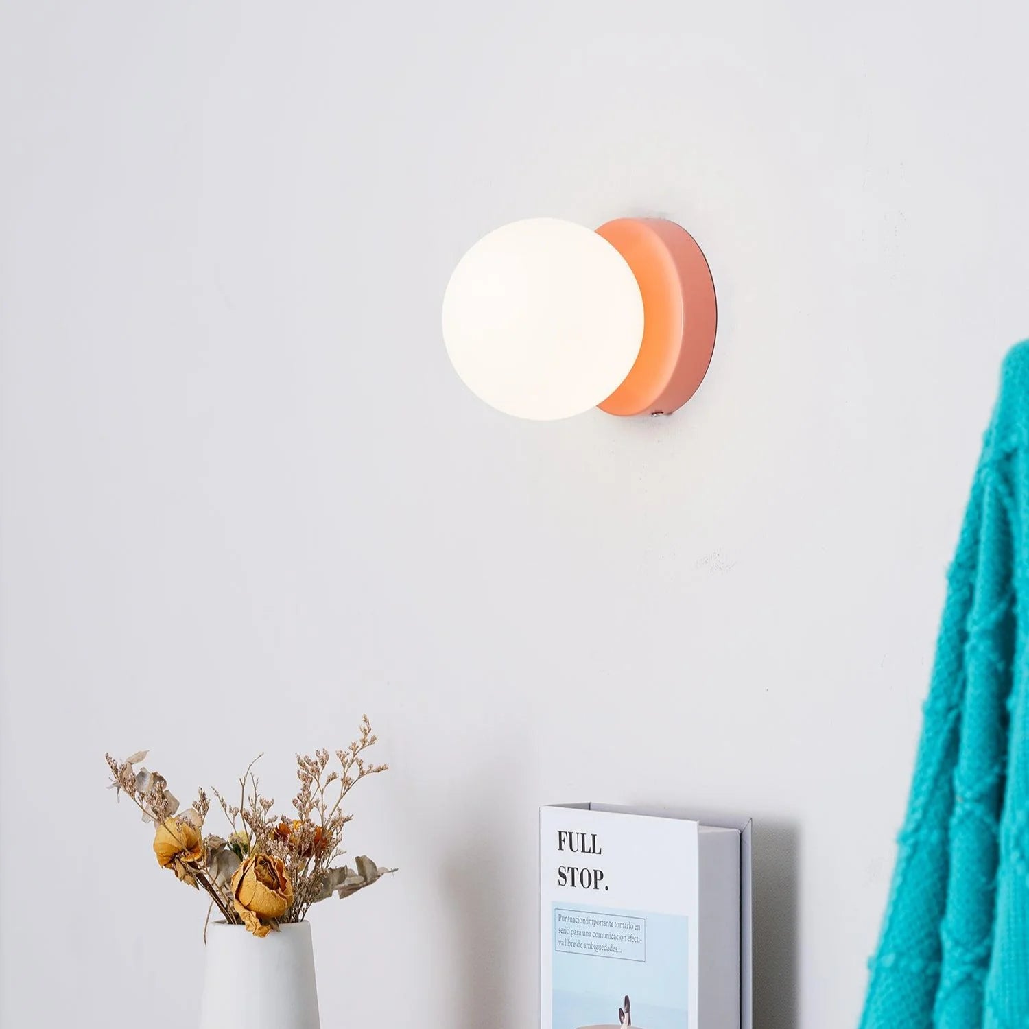 Applique Murale Globe en Verre Macaron — Lampe Murale Style Moderne Coloré | DRAGÉE™