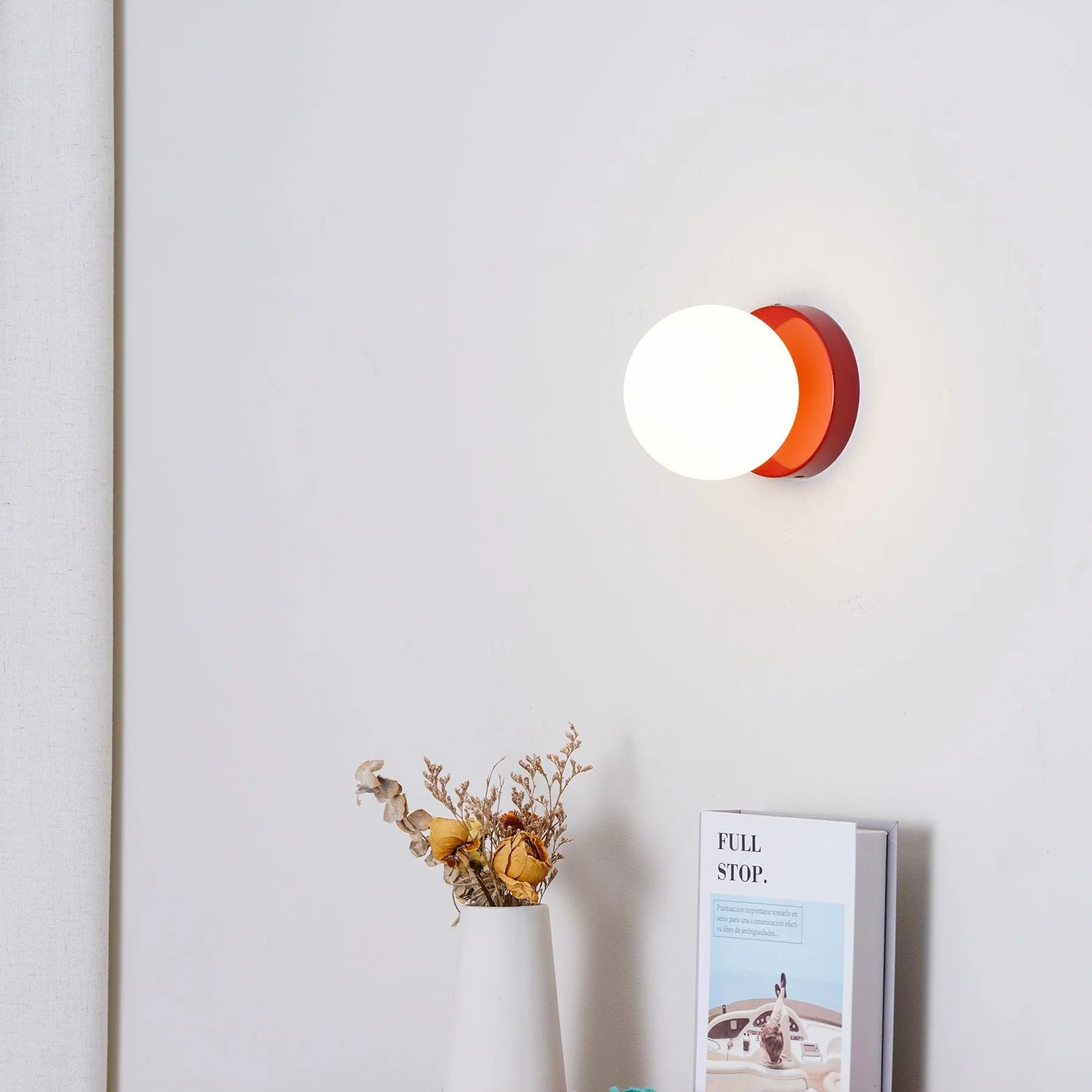 Applique Murale Globe en Verre Macaron — Lampe Murale Style Moderne Coloré | DRAGÉE™