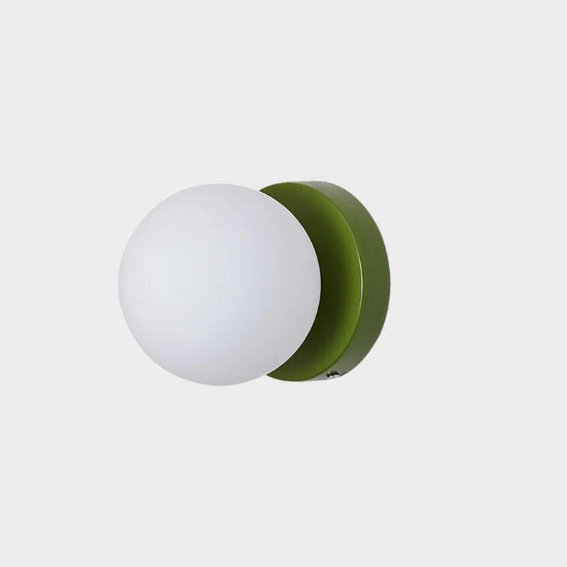 Applique Murale Globe en Verre Macaron — Lampe Murale Style Moderne Coloré | DRAGÉE™