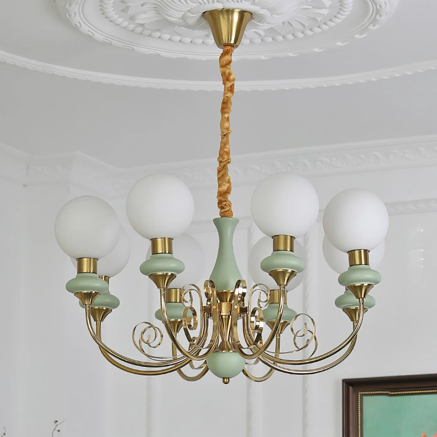 Suspension Bouquet de Globes en Verre — Lustre Rétro Français Style Vintage | BOUQUET™