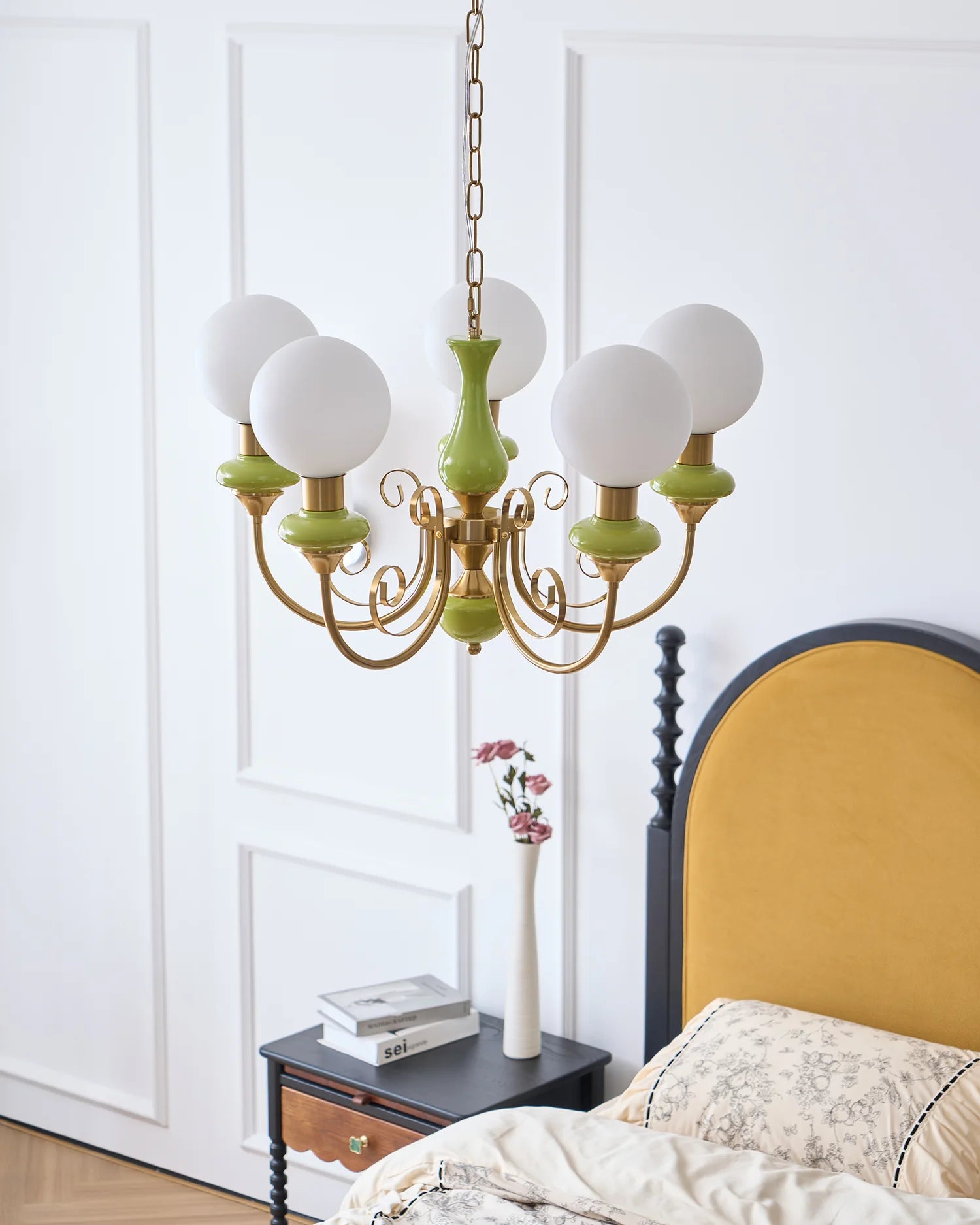 Suspension Bouquet de Globes en Verre — Lustre Rétro Français Style Vintage | BOUQUET™