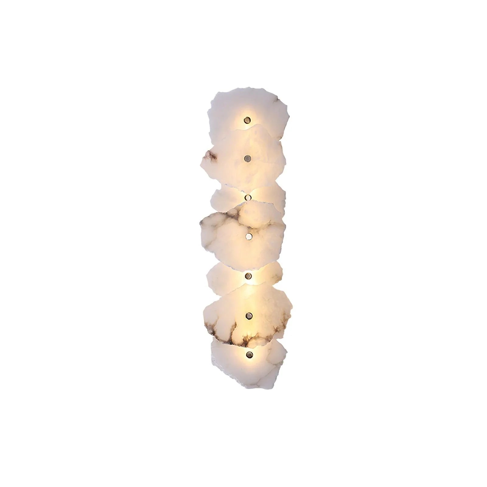 Applique Murale en Marbre Naturel Façon Galets — Lampe Murale Style Nordique | ROCAILLE™