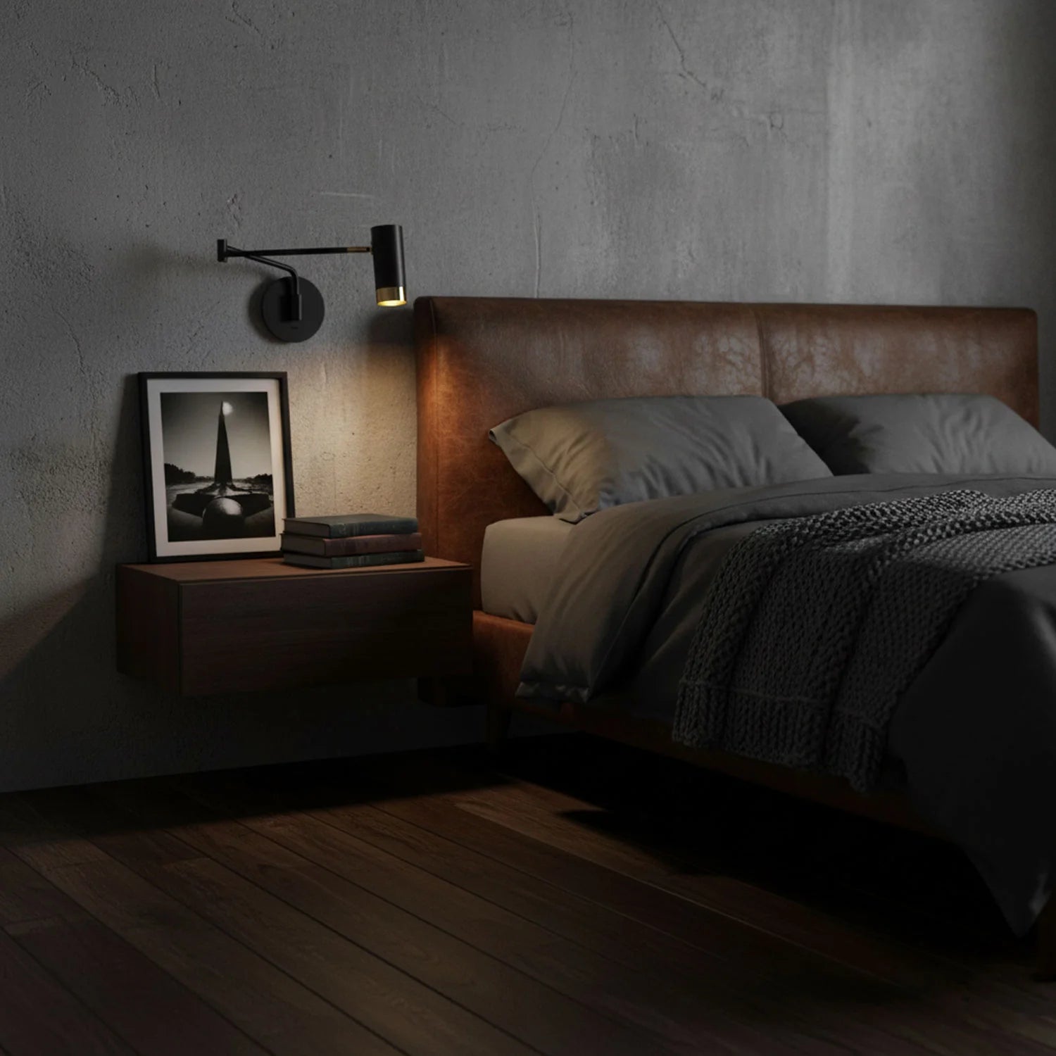Applique Murale à Bras Télescopique Pliable — Lampe Chevet Style Nordique Articulée | BALANCIER™