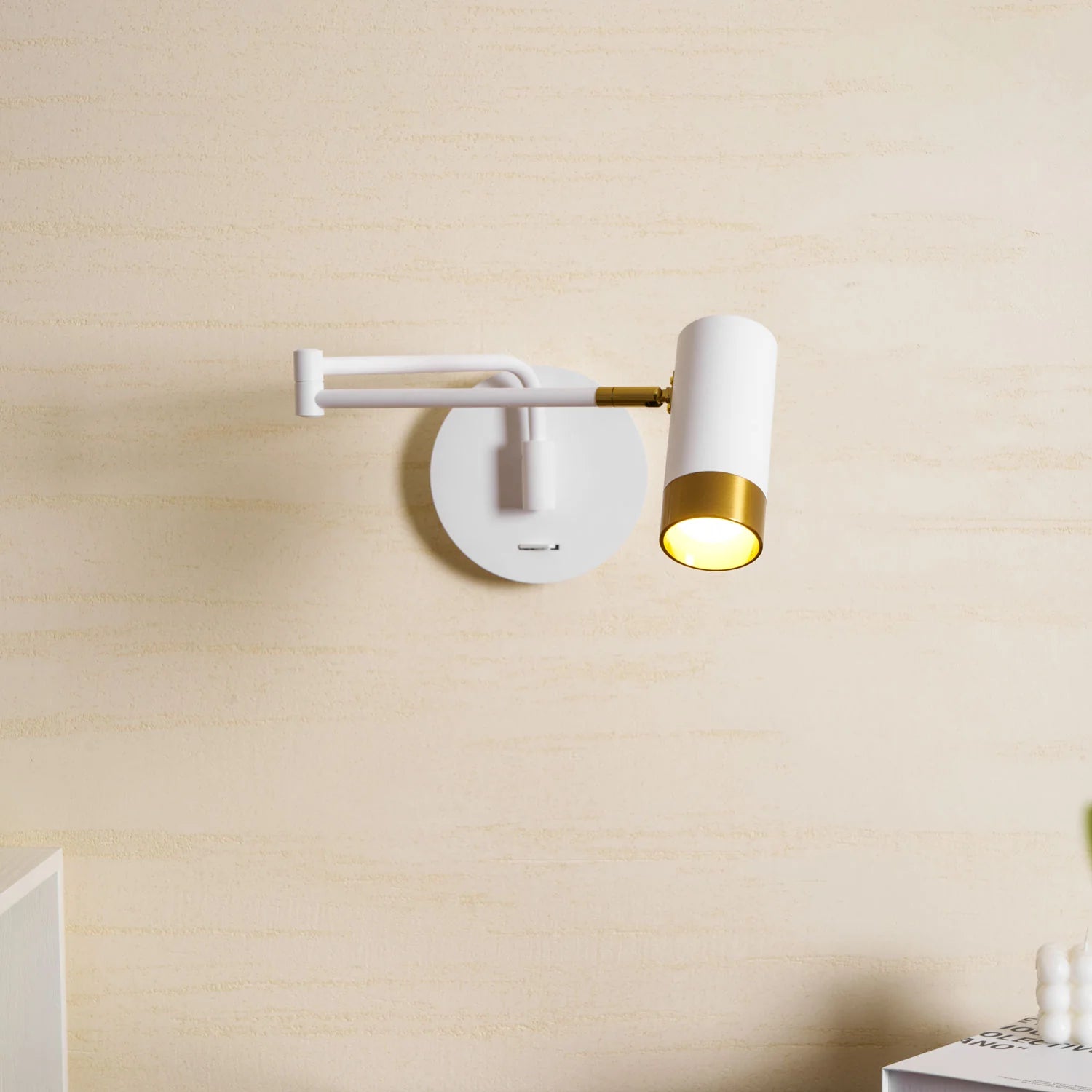 Applique Murale à Bras Télescopique Pliable — Lampe Chevet Style Nordique Articulée | BALANCIER™