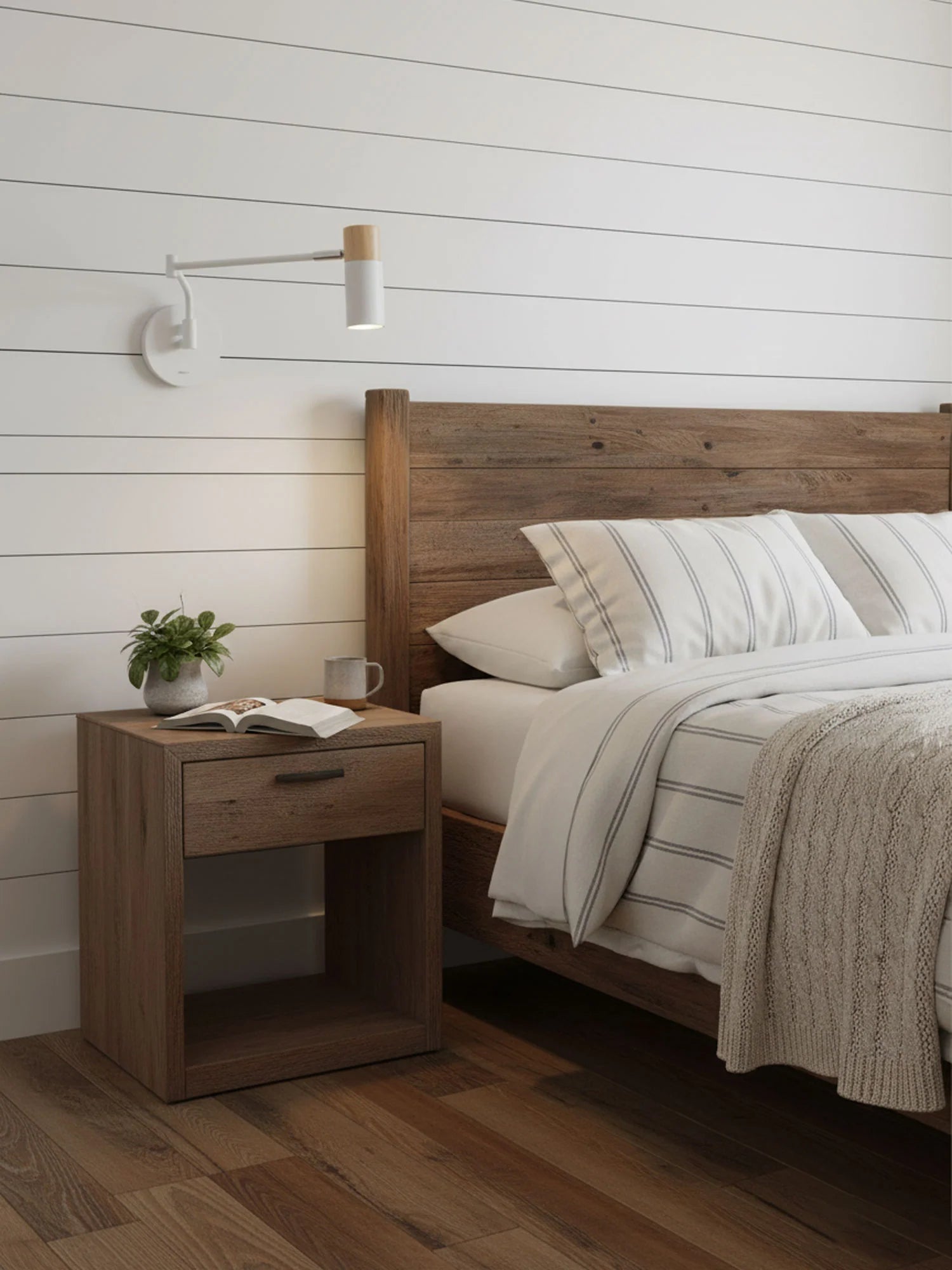 Applique Murale à Bras Télescopique Pliable — Lampe Chevet Style Nordique Articulée | BALANCIER™