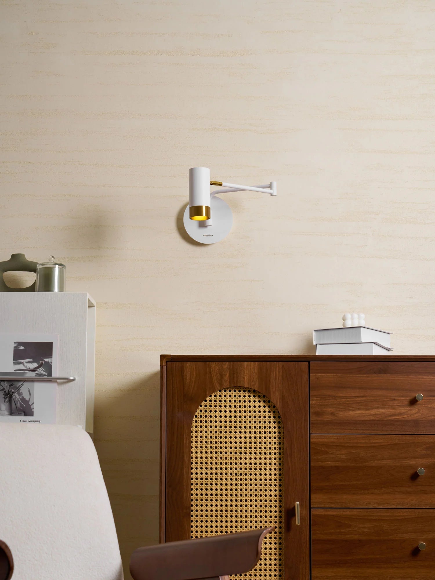 Applique Murale à Bras Télescopique Pliable — Lampe Chevet Style Nordique Articulée | BALANCIER™