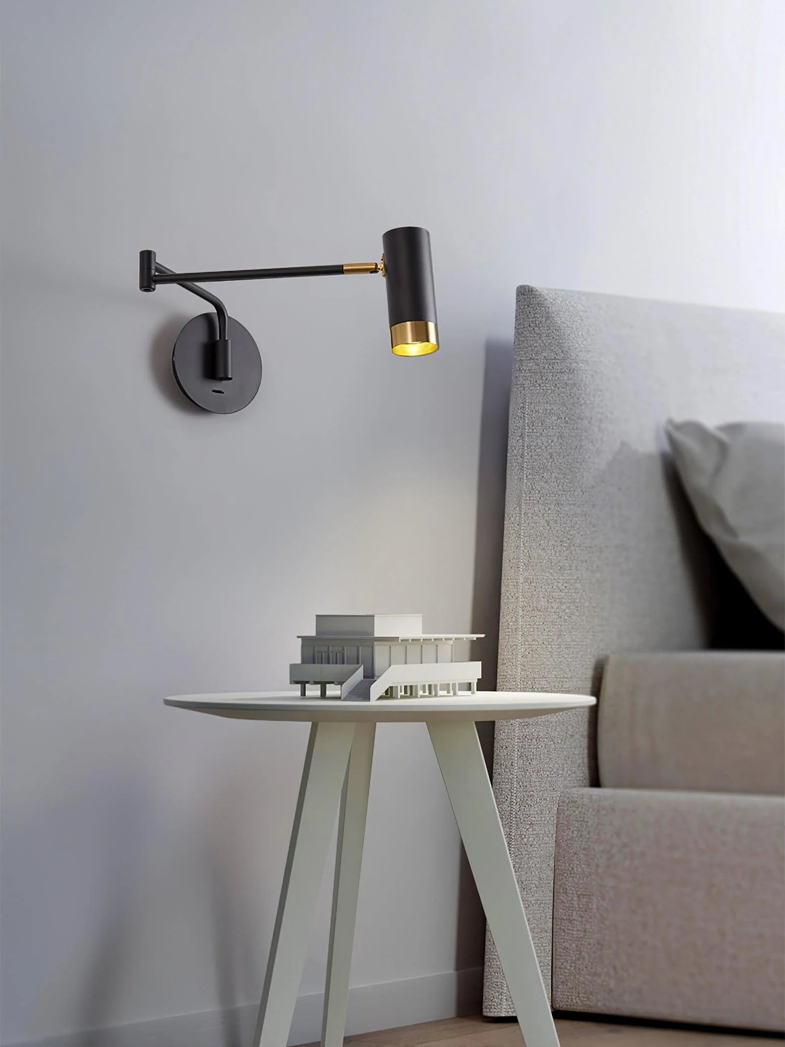 Applique Murale à Bras Télescopique Pliable — Lampe Chevet Style Nordique Articulée | BALANCIER™