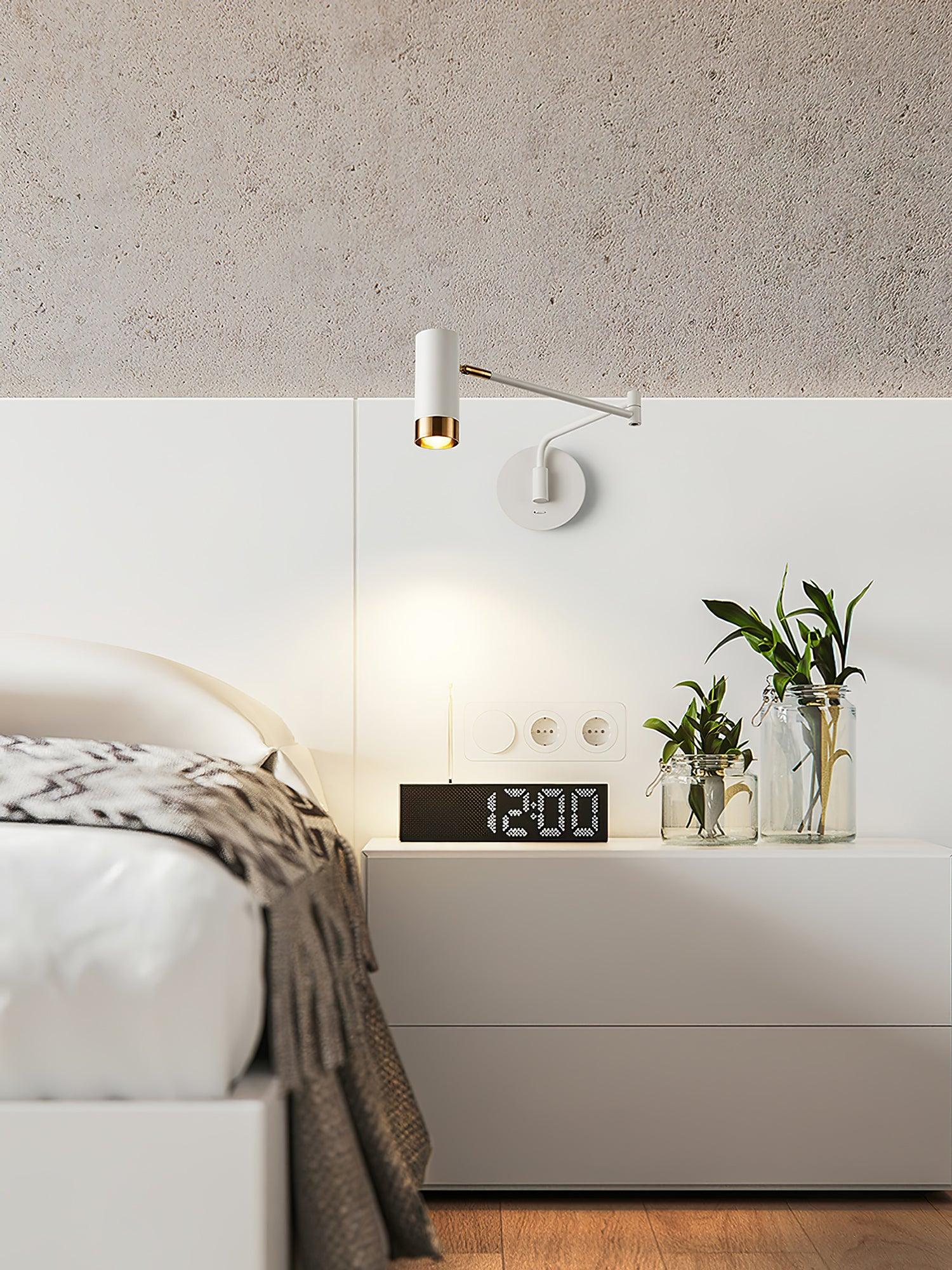 Applique Murale à Bras Télescopique Pliable — Lampe Chevet Style Nordique Articulée | BALANCIER™