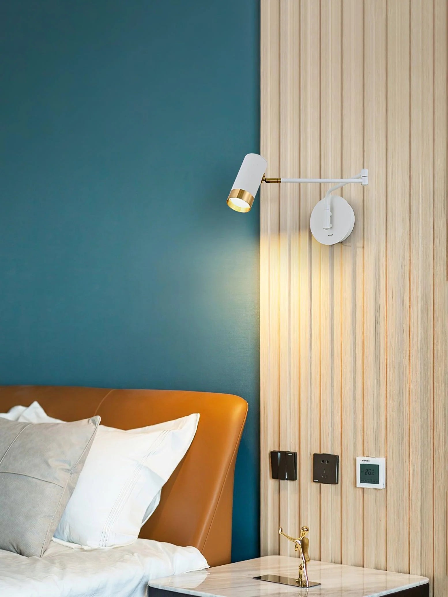 Applique Murale à Bras Télescopique Pliable — Lampe Chevet Style Nordique Articulée | BALANCIER™