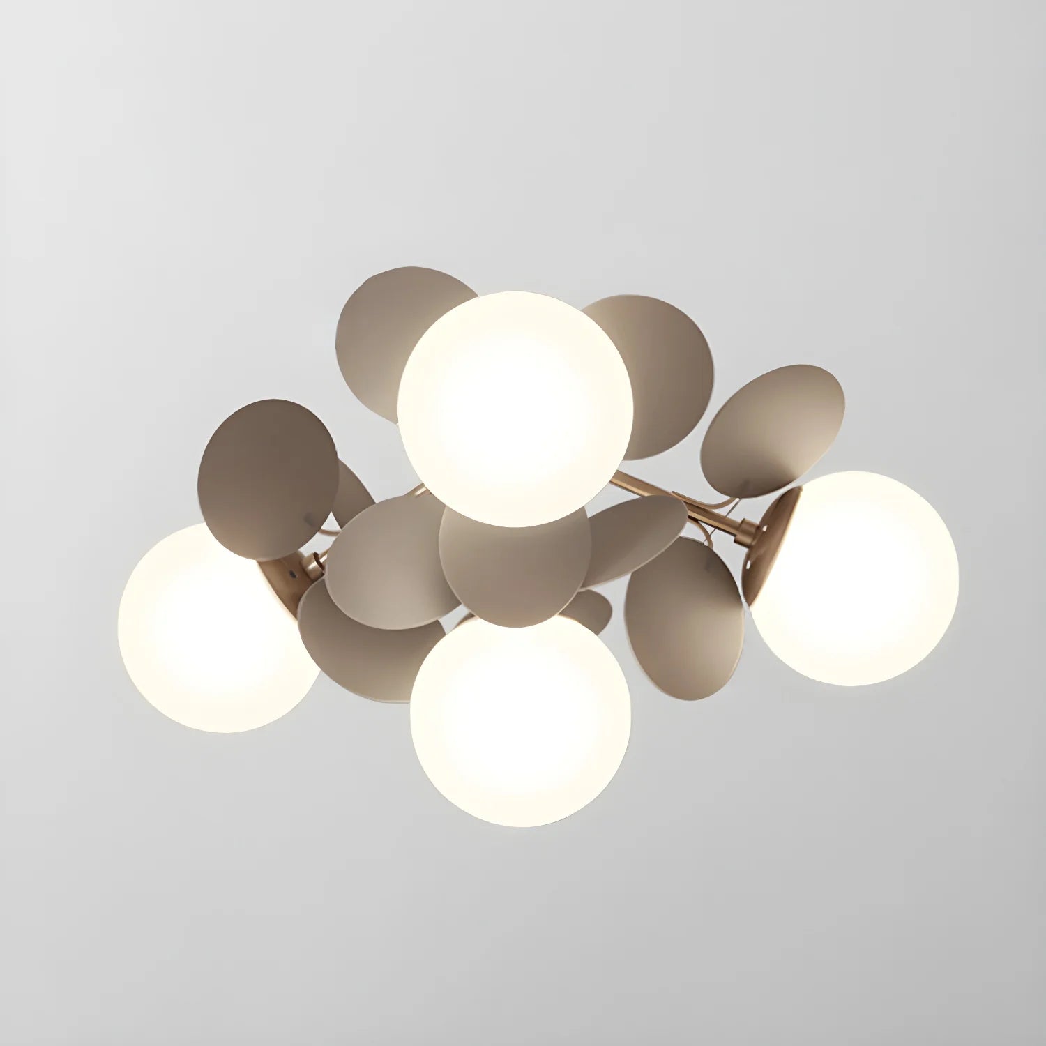 Plafonnier Design Fleur Multicolore Bulles de Verre pour Salon & Chambre | FLEUR™