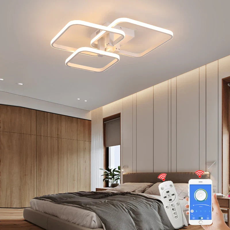 Plafonnier LED - Luminaire Design pour Intérieurs Connectés et Élégants