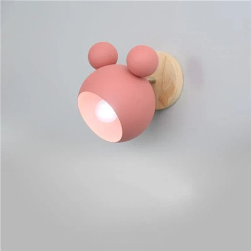 Applique Murale chambre - Lampe Design pour Chambre d'Enfant en Métal et Bois