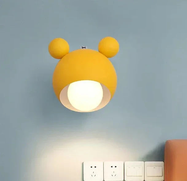 Applique Murale chambre - Lampe Design pour Chambre d'Enfant en Métal et Bois