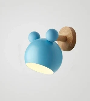 Applique Murale chambre - Lampe Design pour Chambre d'Enfant en Métal et Bois