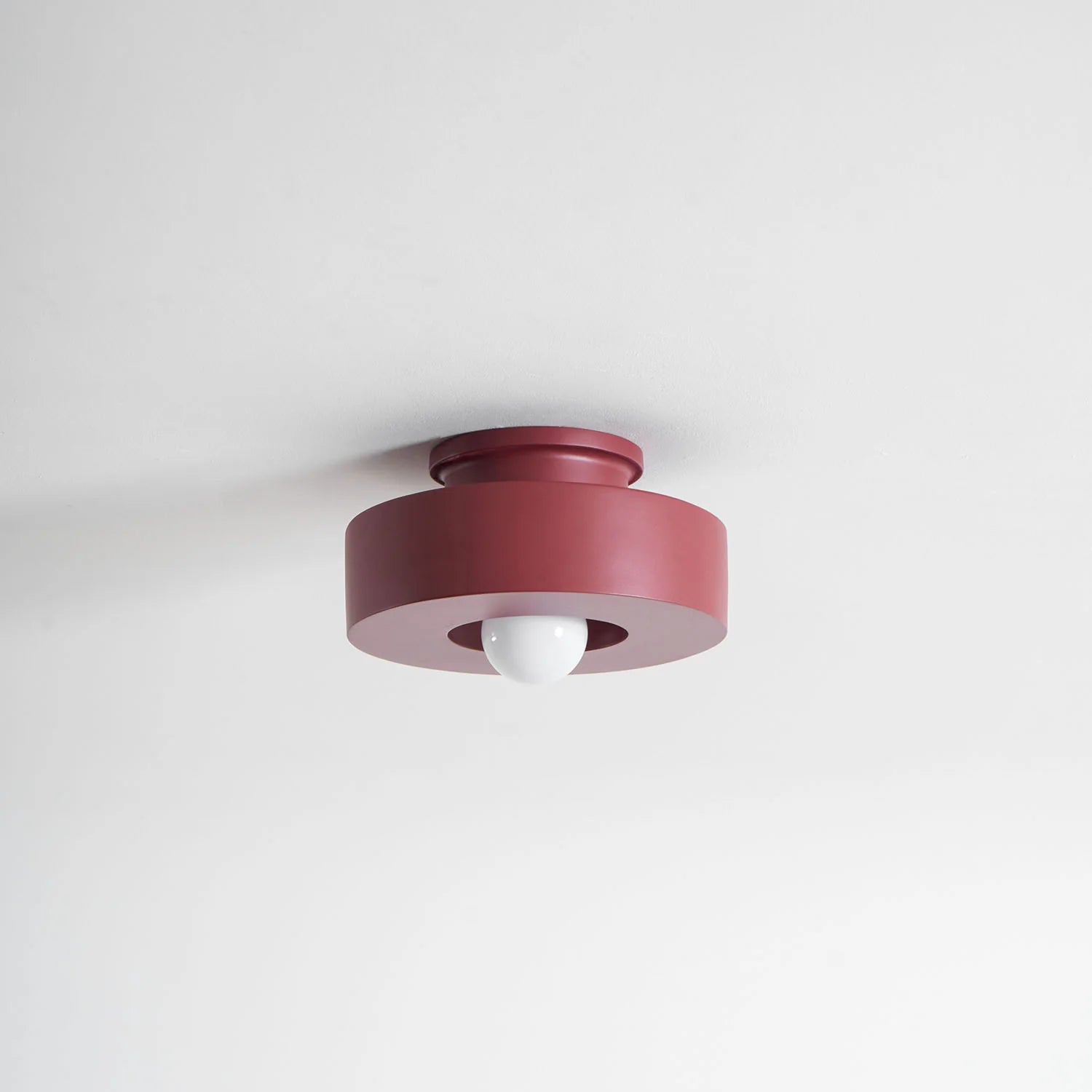 Plafonnier Rond en Résine — Applique Plafond Style Nordique Minimaliste | COUPOLE™
