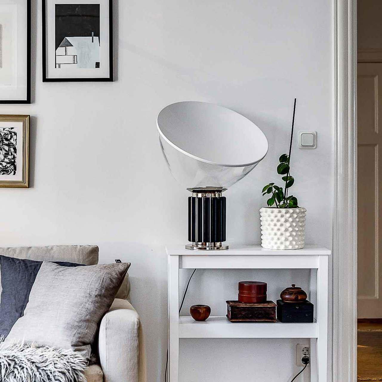 Lampe de Table Dôme en Verre Italien — Grande Lampe Style Moderne | OMBELLE™