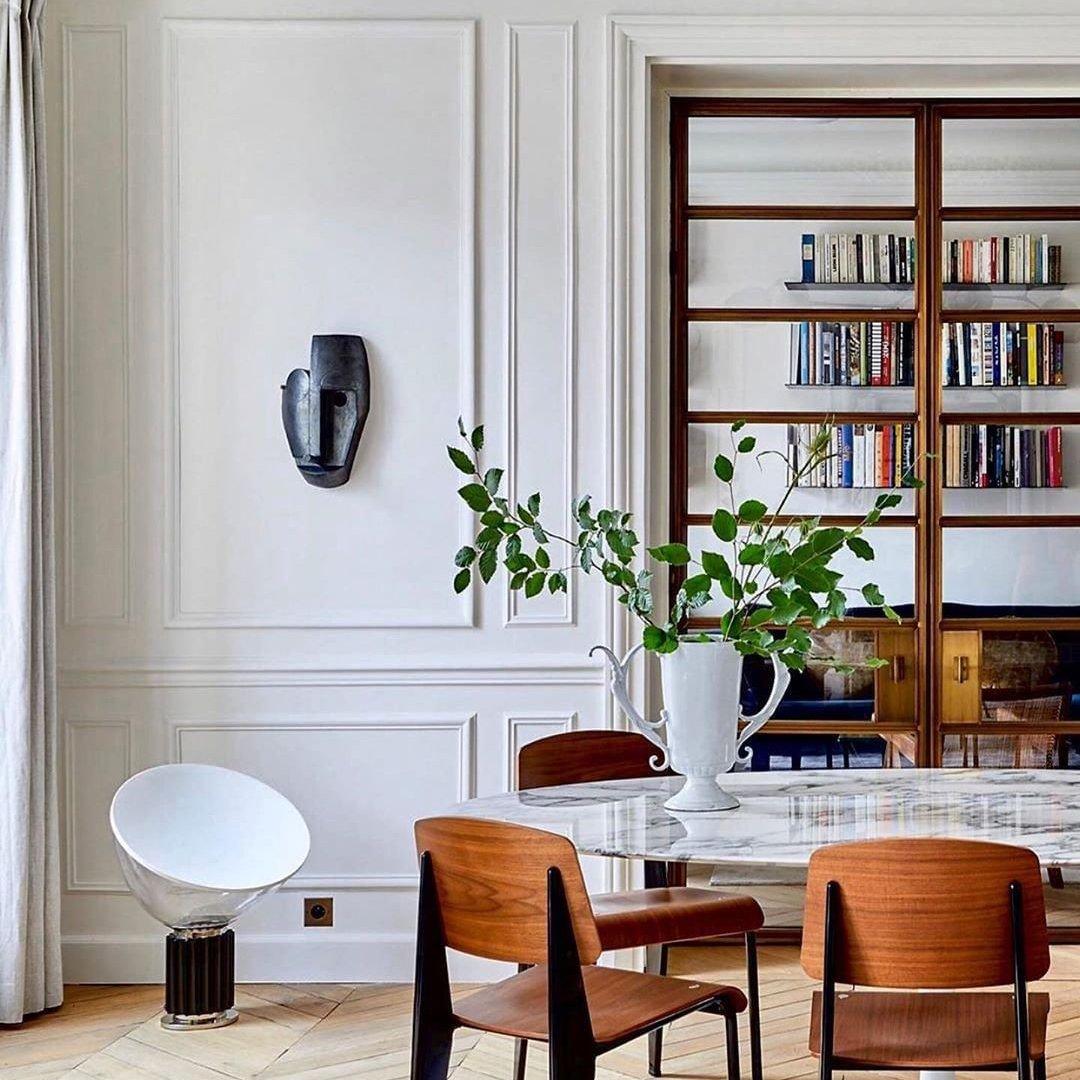 Lampe de Table Dôme en Verre Italien — Grande Lampe Style Moderne | OMBELLE™