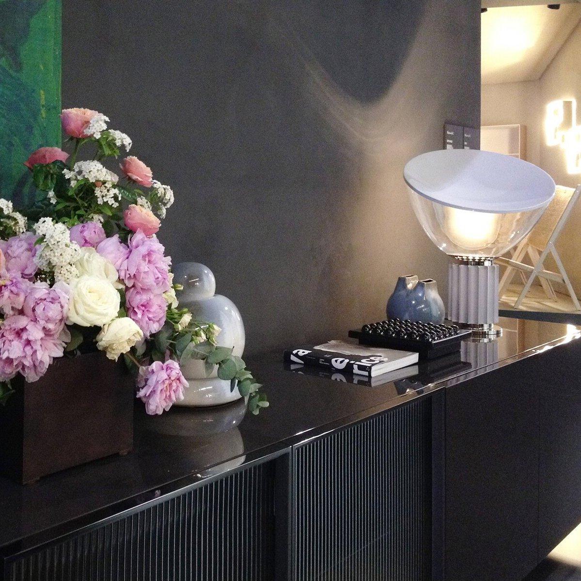 Lampe de Table Dôme en Verre Italien — Grande Lampe Style Moderne | OMBELLE™