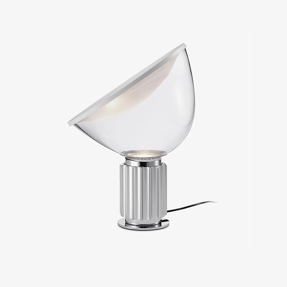 Lampe de Table Dôme en Verre Italien — Grande Lampe Style Moderne | OMBELLE™