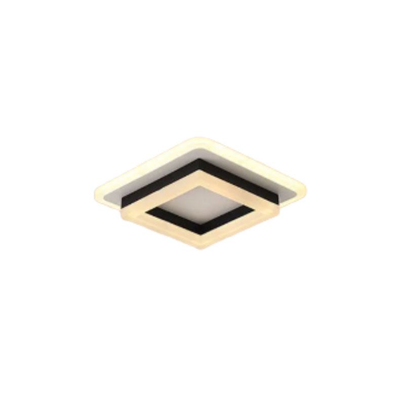 Plafonnier LED compact moderne entrée couloir | LAMIA