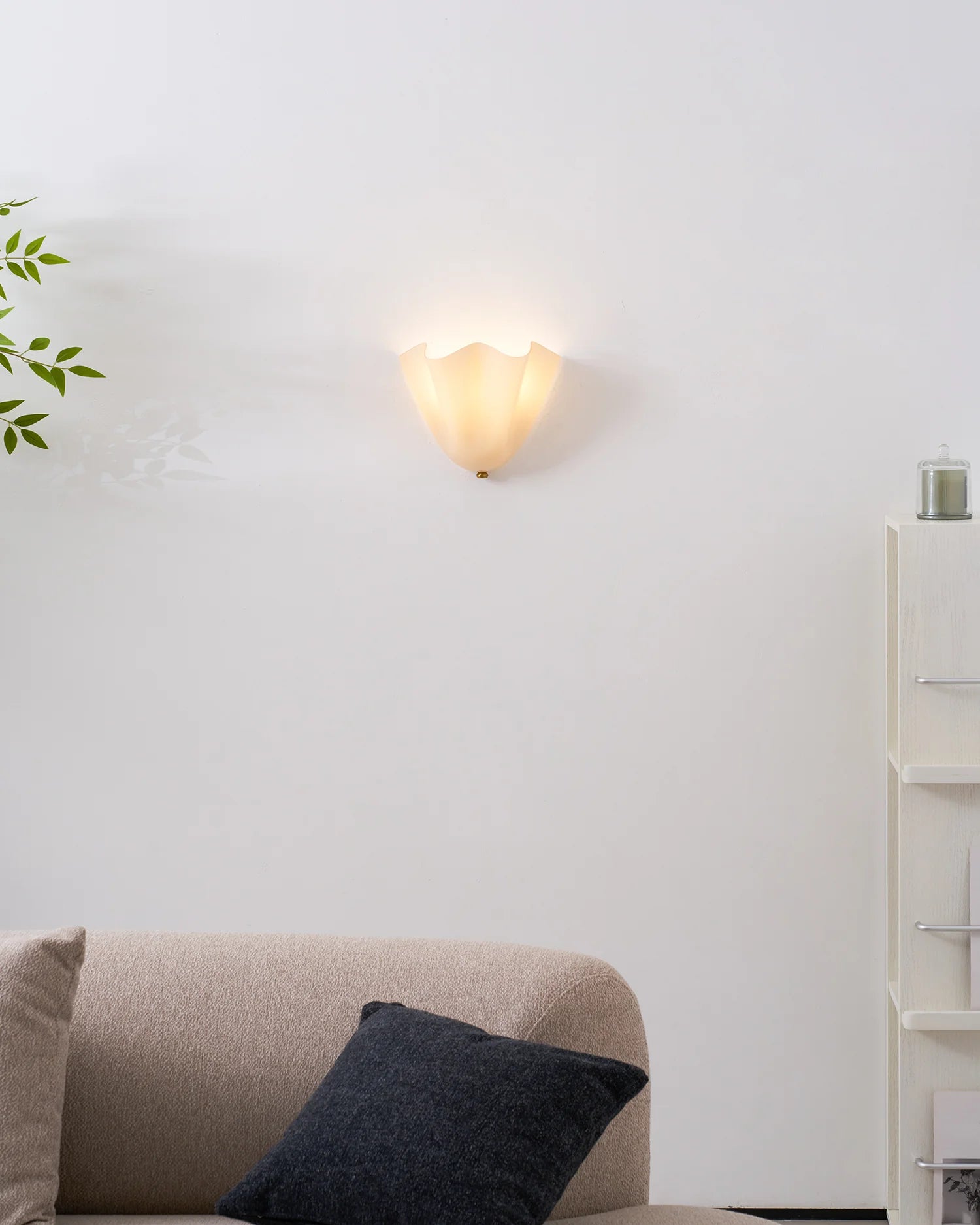 Applique Murale Design Verre Coloré Rétro Française pour Chambre & Salon | PÉTALE™