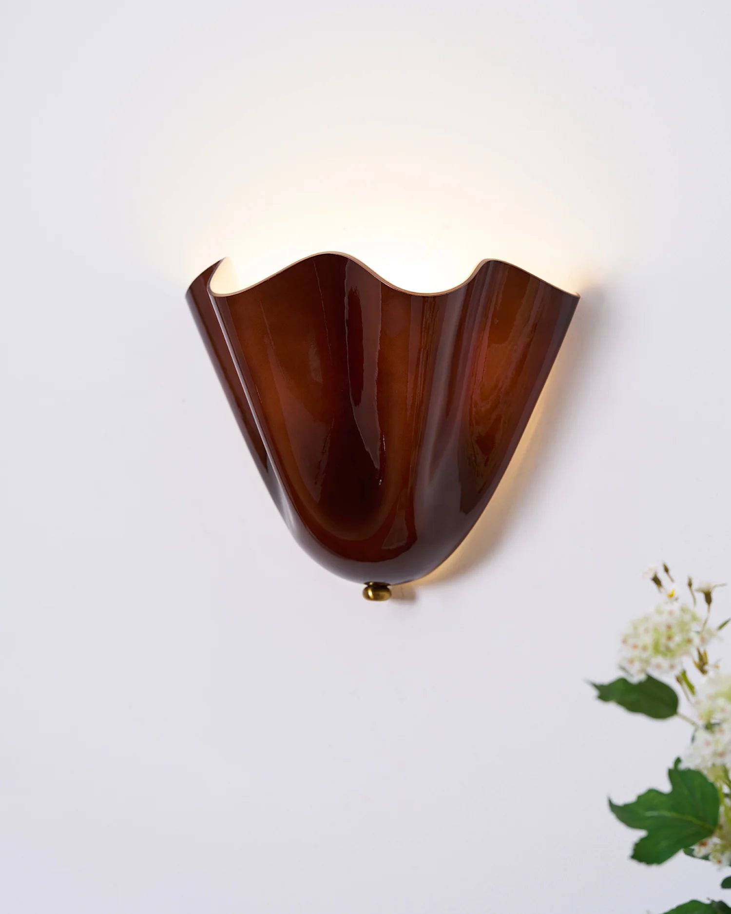 Applique Murale Design Verre Coloré Rétro Française pour Chambre & Salon | PÉTALE™