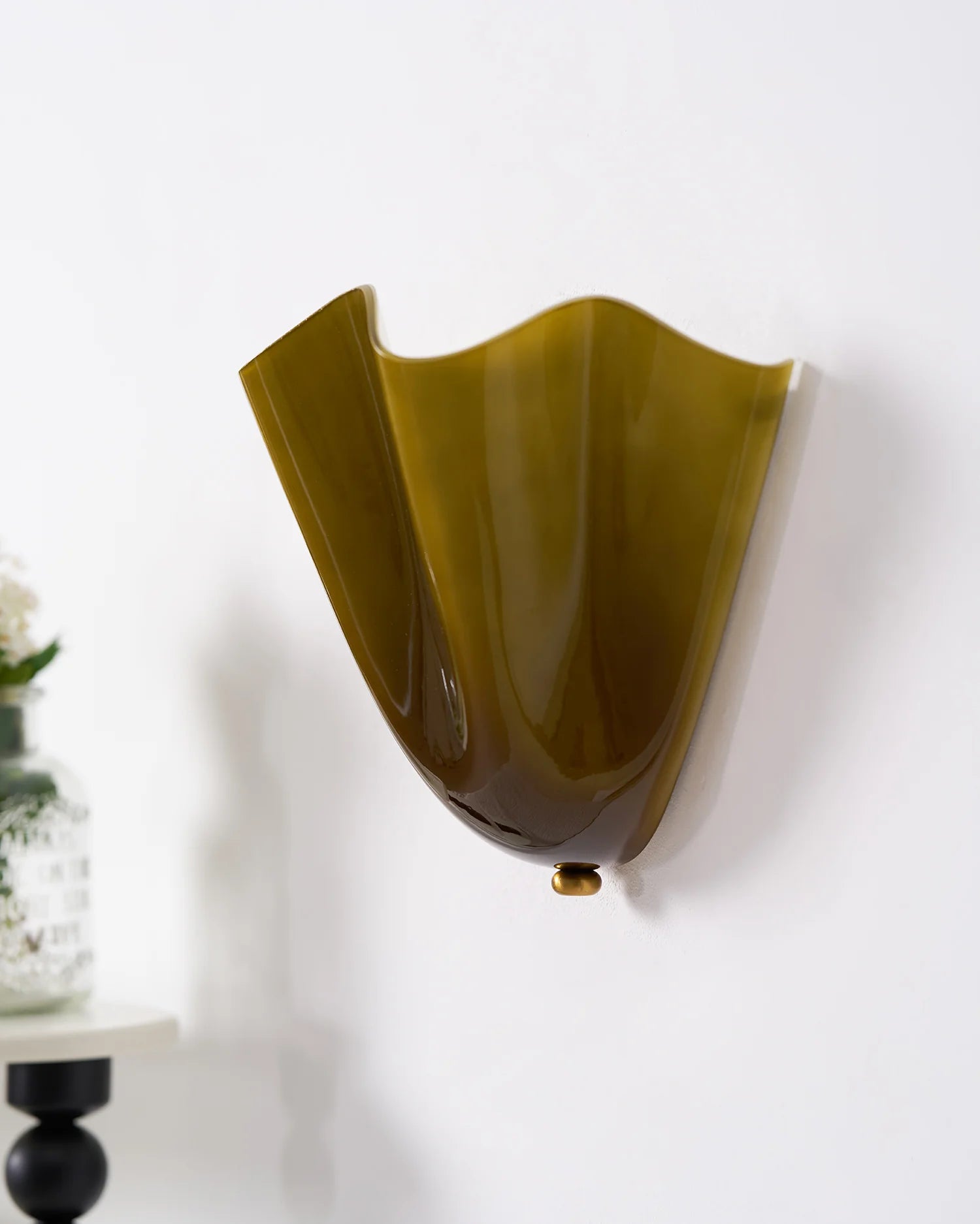 Applique Murale Design Verre Coloré Rétro Française pour Chambre & Salon | PÉTALE™