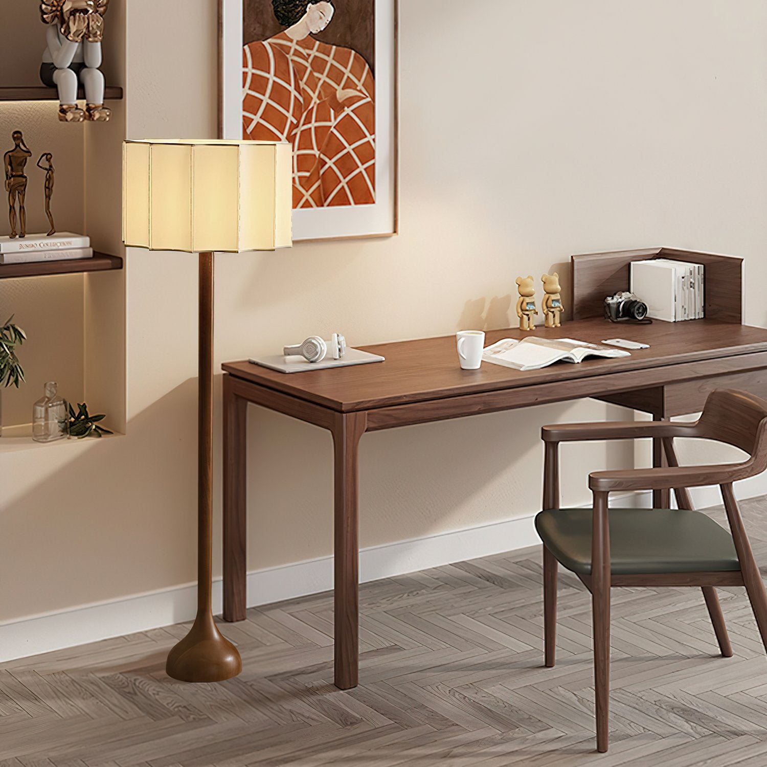 Lampe de Table et Lampadaire Design Abat-Jour en Lin | Naya™
