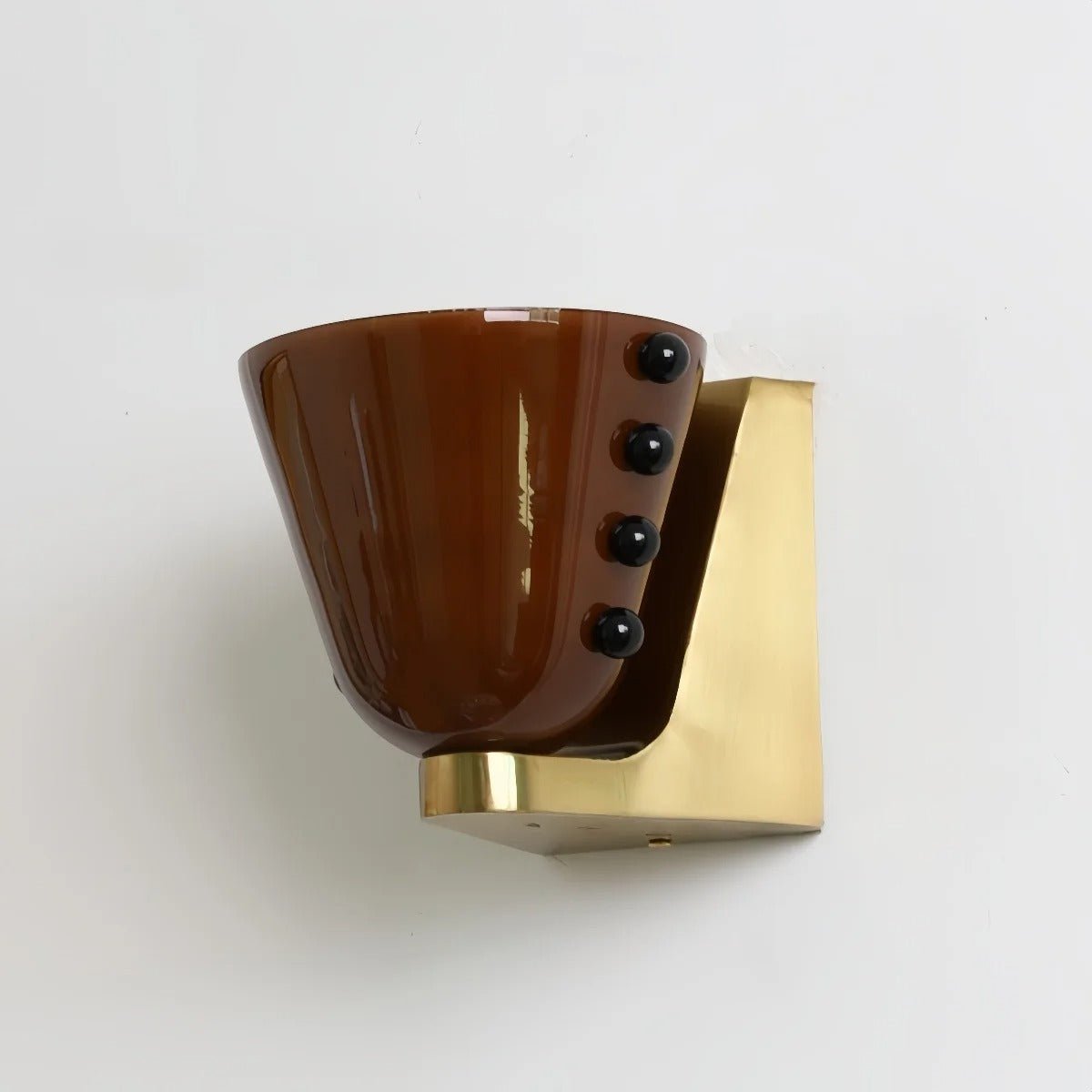 Applique Murale Coupe en Verre Coloré — Lampe Chevet Style Rétro Artisanal | COUPE™ - Lampes Design