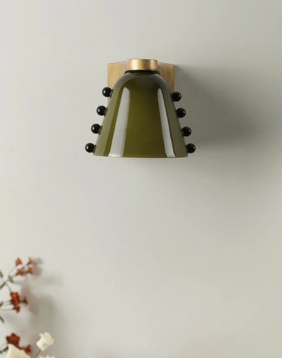 Applique Murale Coupe en Verre Coloré — Lampe Chevet Style Rétro Artisanal | COUPE™ - Lampes Design