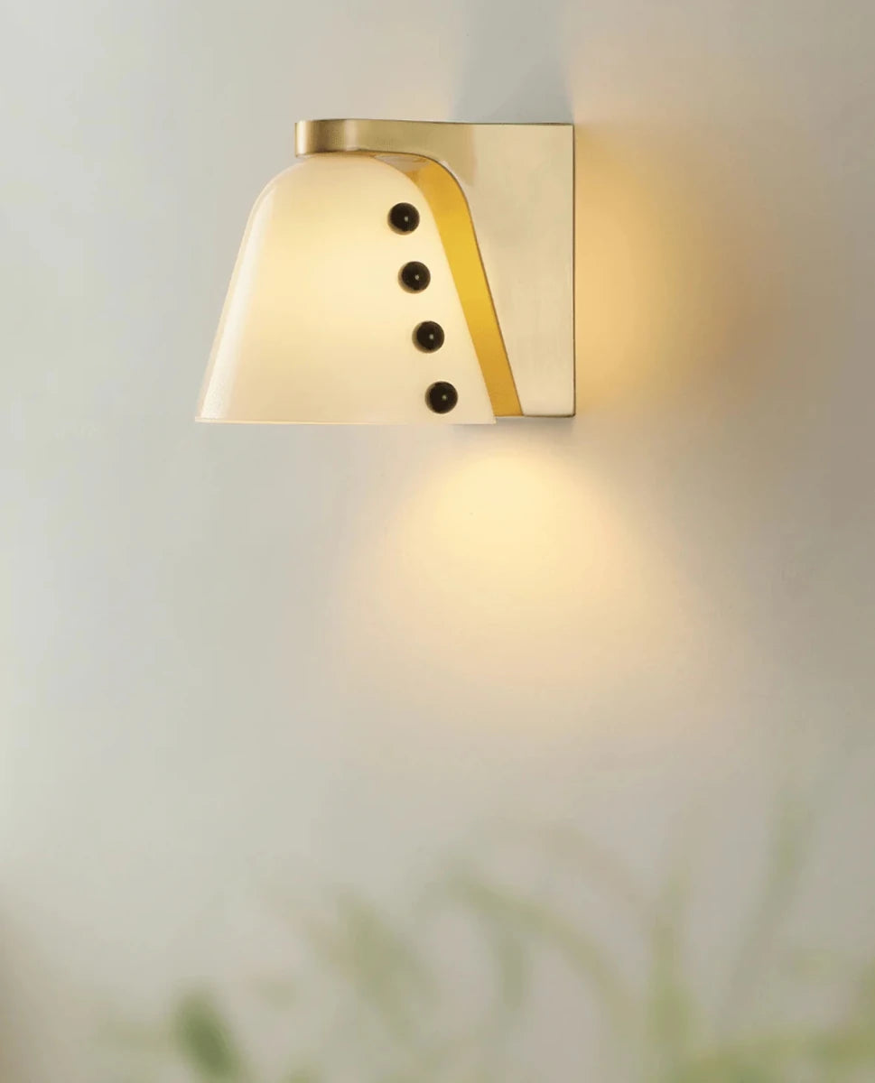 Applique Murale Coupe en Verre Coloré — Lampe Chevet Style Rétro Artisanal | COUPE™ - Lampes Design