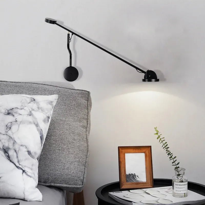 Applique Murale Design en Métal Noir Mat pour Éclairage Ambiant Moderne | LUST™ - Lampes Design