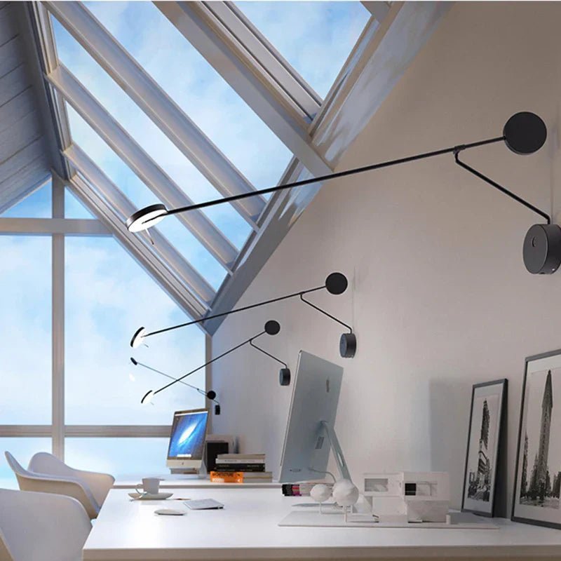 Applique Murale Design en Métal Noir Mat pour Éclairage Ambiant Moderne | LUST™ - Lampes Design