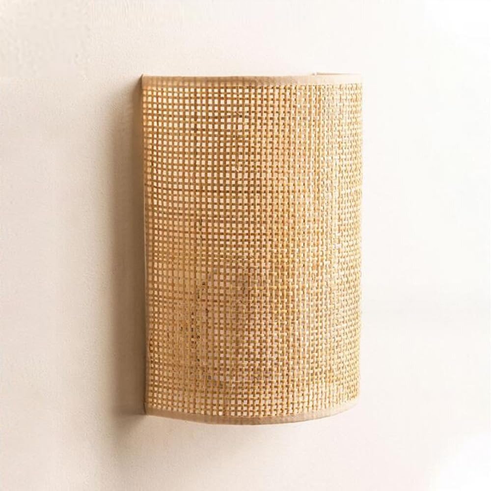 Applique Murale en Bambou Tressé – Design Japandi et Zen pour Chambre ou Salon | BAMB™ - Lampes Design