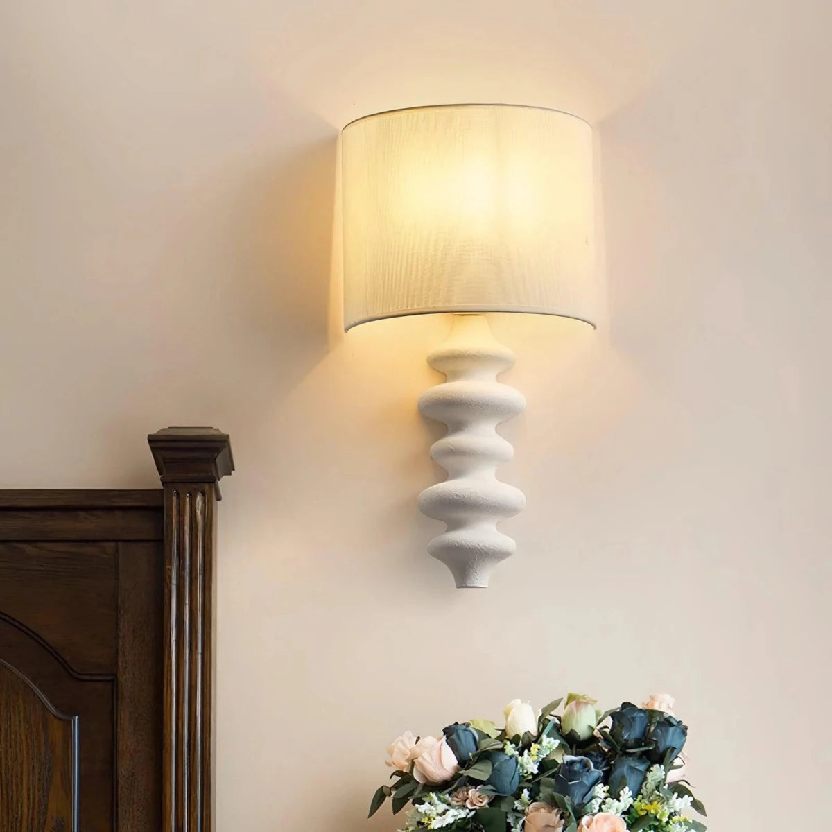 Applique Murale en Bois Massif Spiralé — Lampe Style Américain Rétro | TOURBILLON™ - Lampes Design