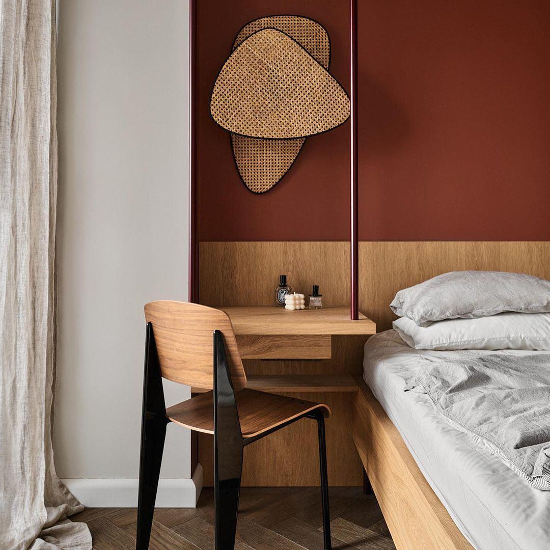 Applique Murale en Rotin Tressé — Lampe Écran Feuille Style Artisanal | TRESSÉ™ - Lampes Design