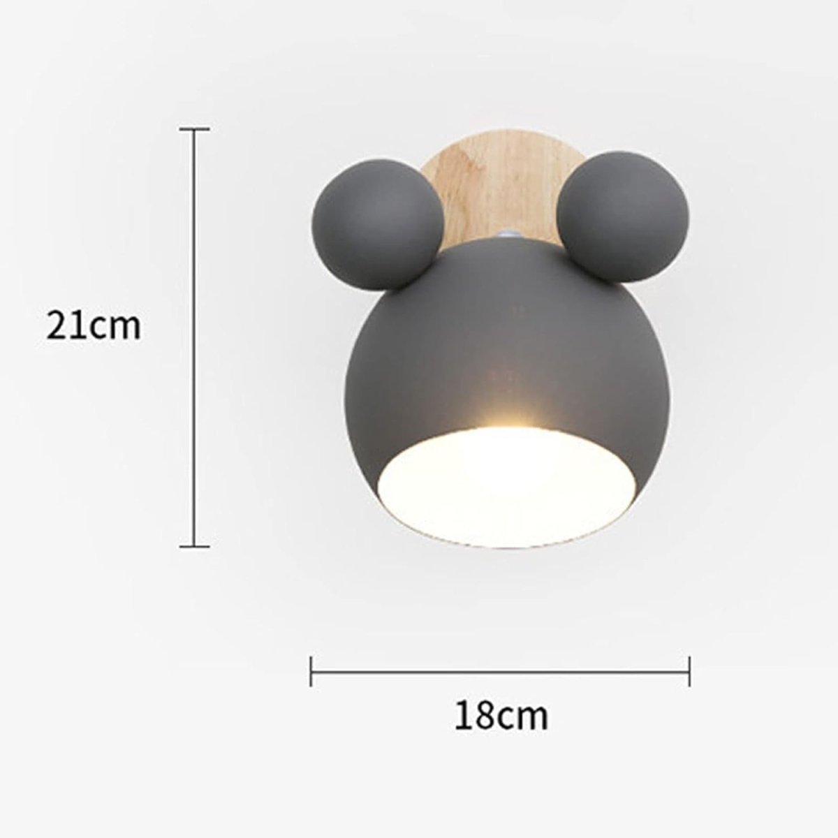 Applique Murale Enfant Design Ludique Bois et Métal | MALO™ - Lampes Design