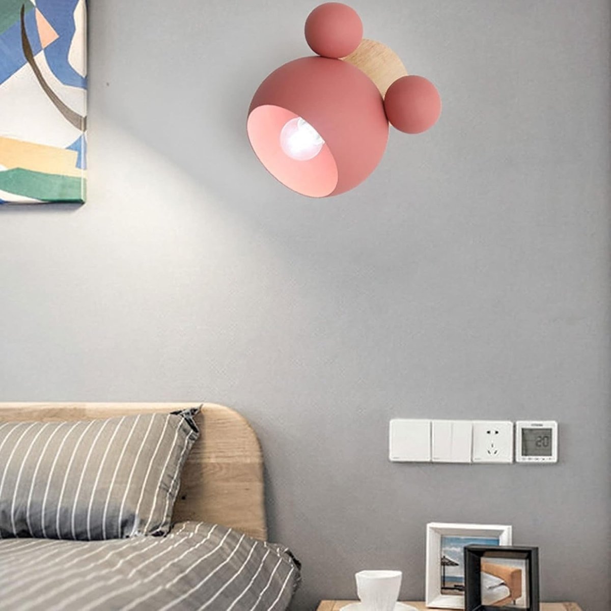 Applique Murale Enfant Design Ludique Bois et Métal | MALO™ - Lampes Design