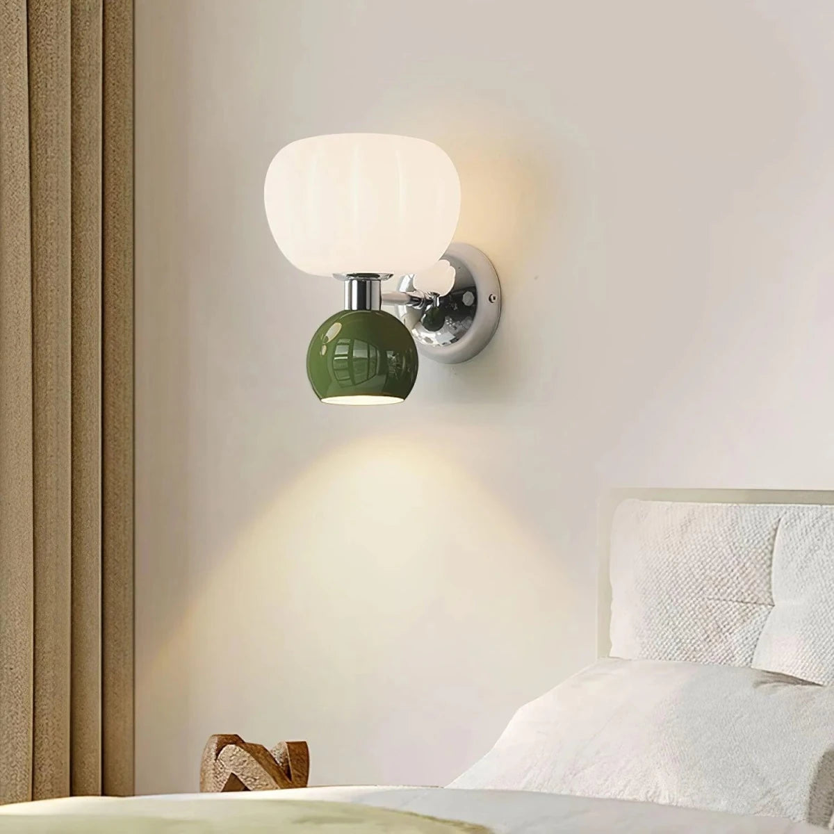Applique Murale Forme Citrouille en Résine — Lampe Chevet Style Moderne Ludique | CITROUILLE™ - Lampes Design