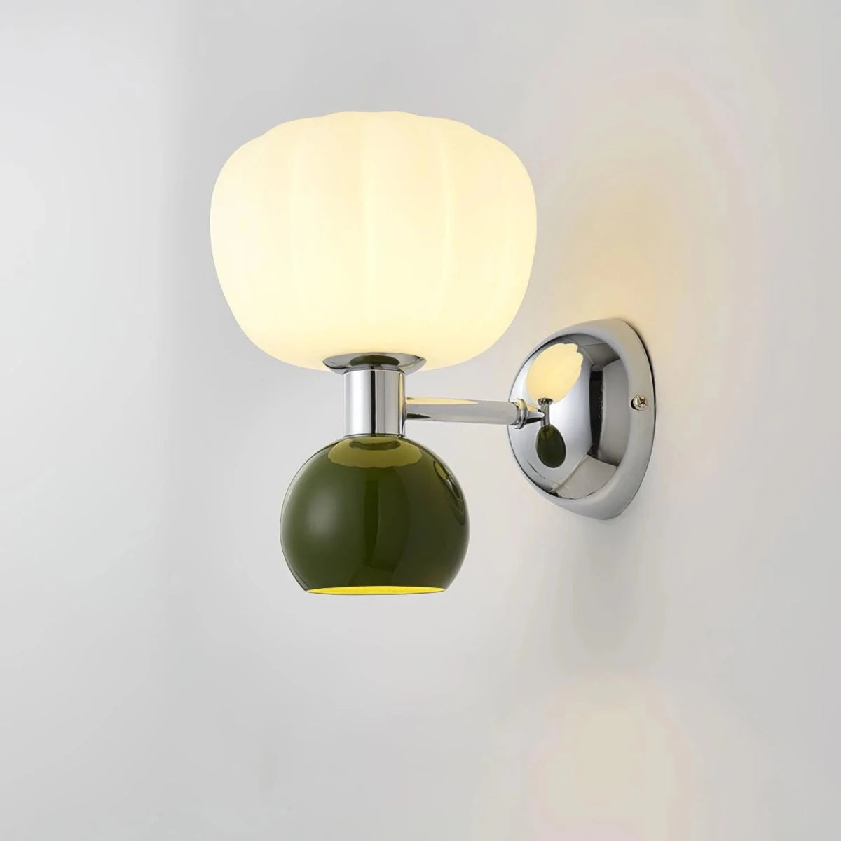 Applique Murale Forme Citrouille en Résine — Lampe Chevet Style Moderne Ludique | CITROUILLE™ - Lampes Design