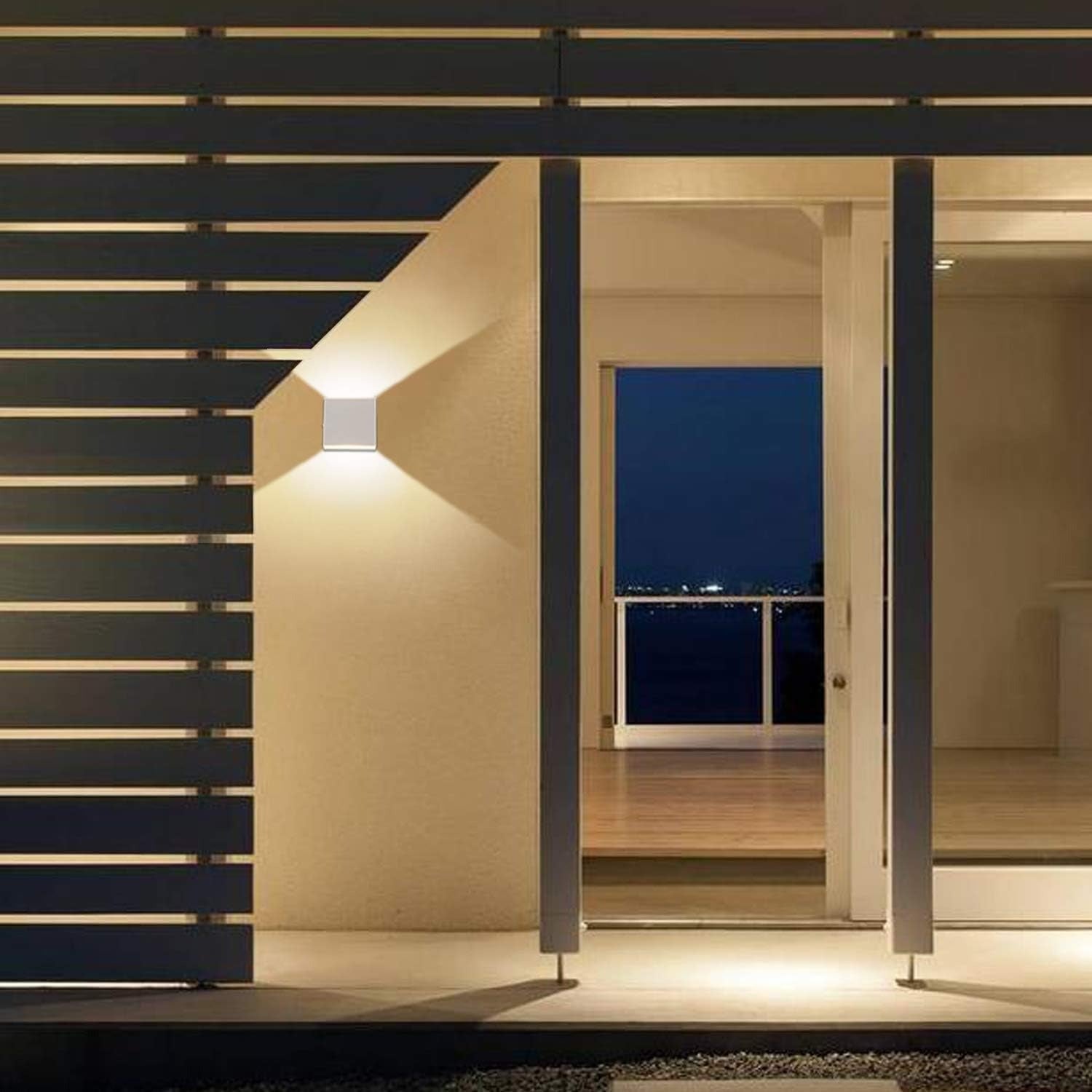Applique Murale LED Design Cube Intérieur & Extérieur IP65 | Kubik - Lampes Design