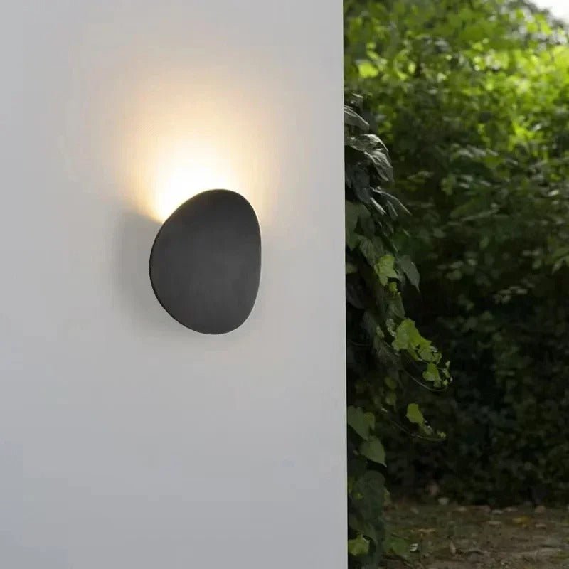 Applique Murale LED Extérieure Étanche Design Galet — Aluminium et Verre | GALET™ - Lampes Design