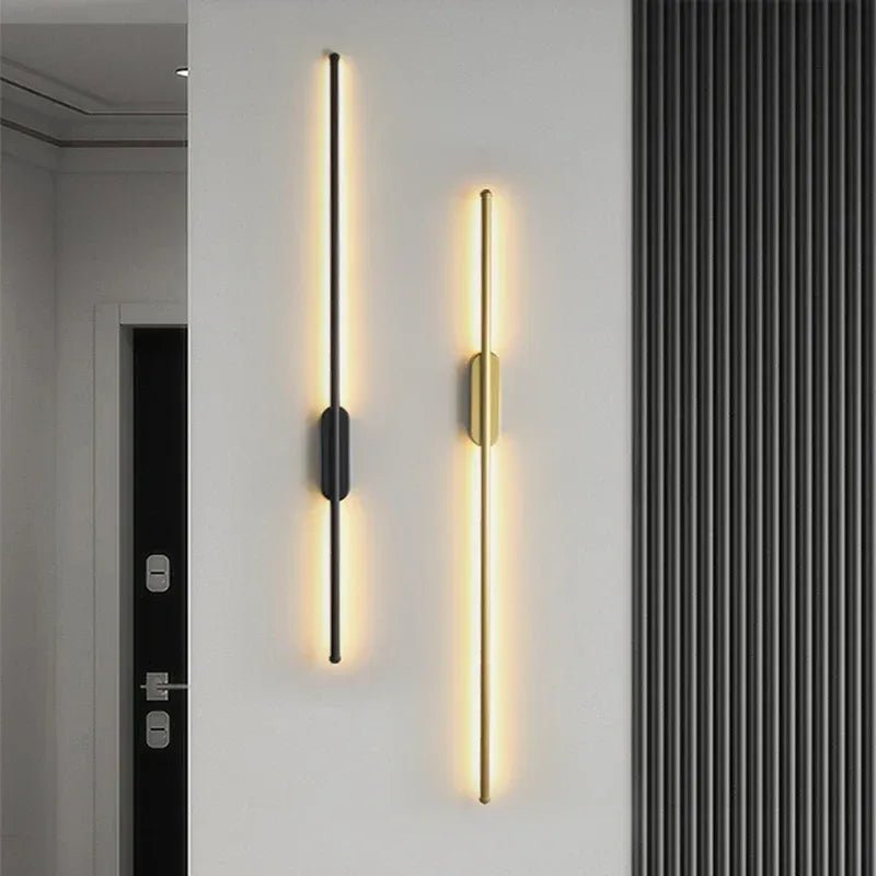Applique Murale LED Minimaliste Linéaire Design Moderne pour Salon ou Couloir | LUSIA™ - Lampes Design