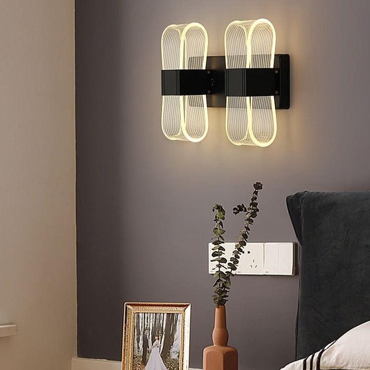 Applique murale LED design doré moderne | PUISO