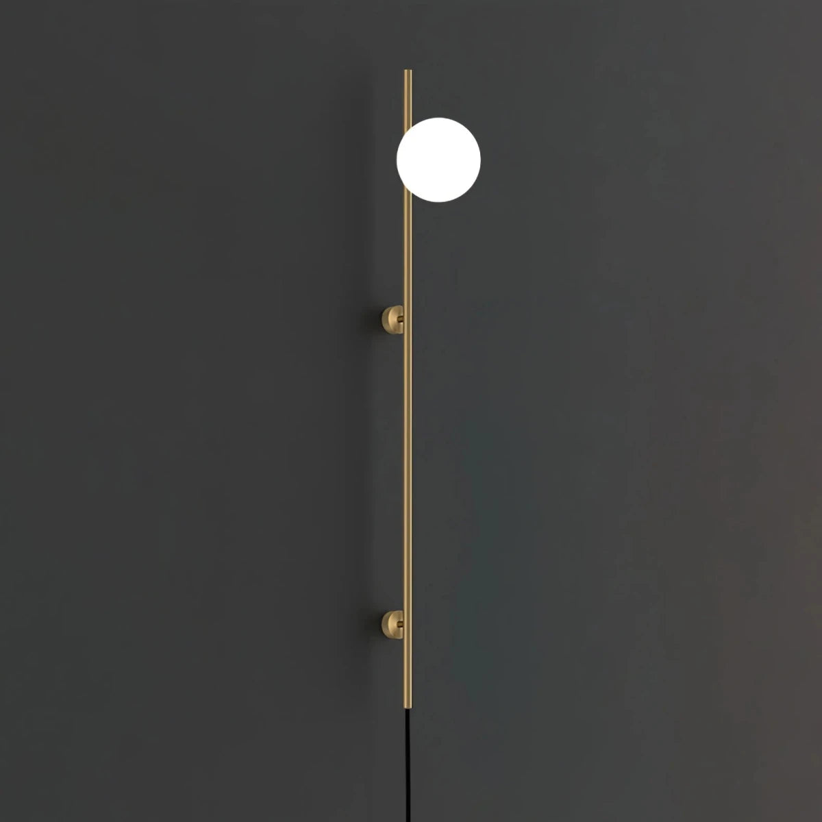 Applique Murale Longue Tige & Boule de Verre — Lampe Style Art Déco | BÂTON™ - Lampes Design