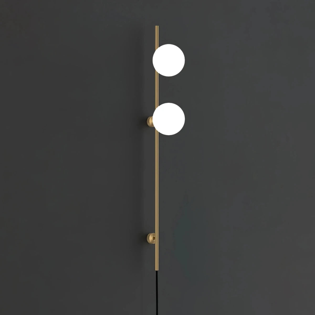 Applique Murale Longue Tige & Boule de Verre — Lampe Style Art Déco | BÂTON™ - Lampes Design