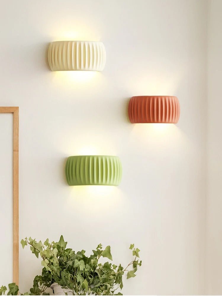 Applique Murale Résine Art Déco Colorée — Design Européen Chic | CANDY™ - Lampes Design